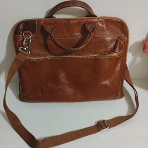 Authentic Chiarugi Genuine Leather Briefcase
